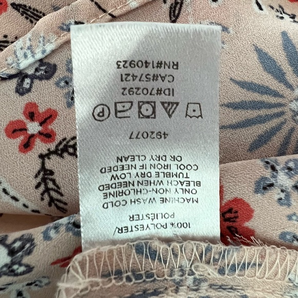 Loft Lightweight Floral Spring Sleeveless Top Size XS - Picture 5 of 6